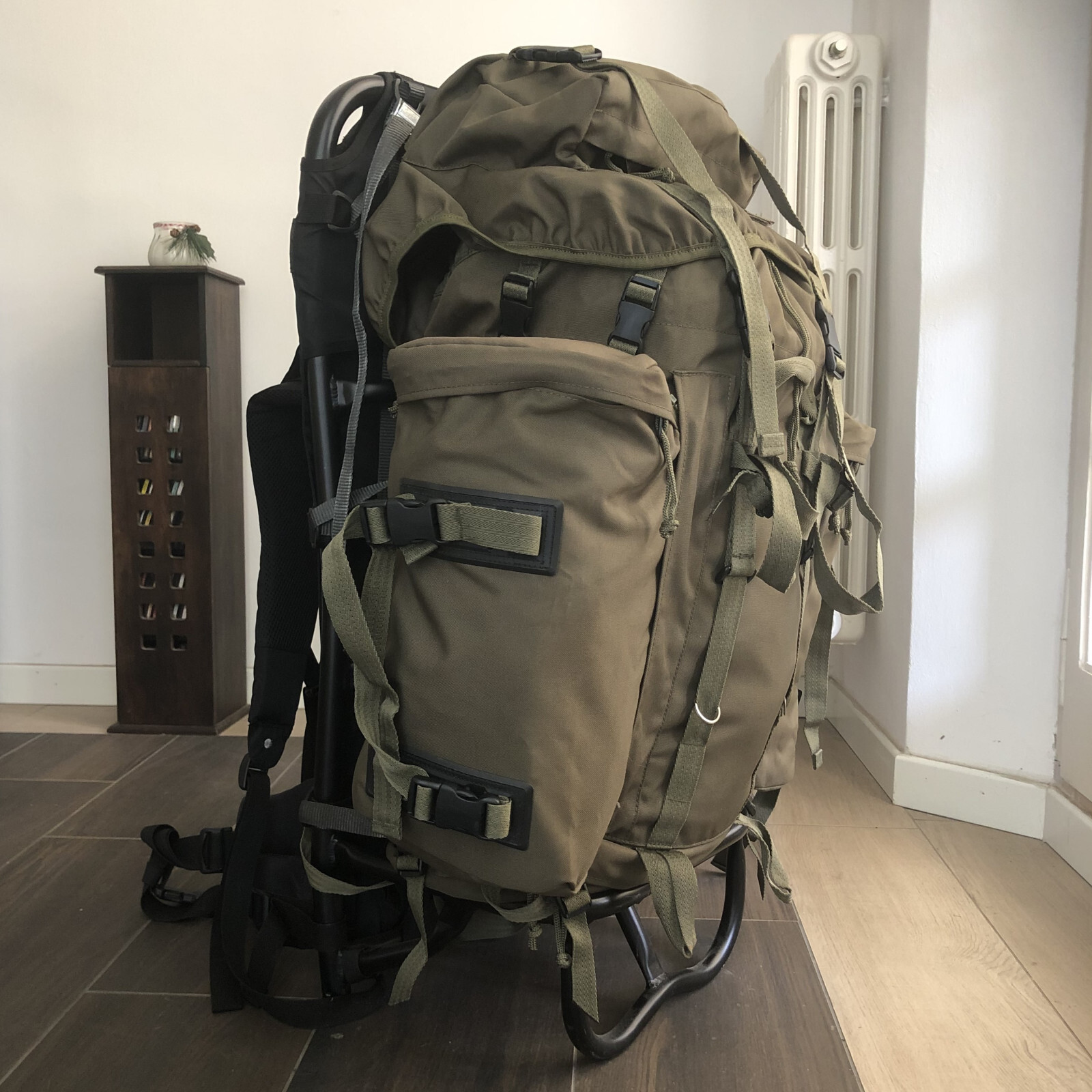 3 in 1 Tatonka Mil-Tec Rucksack Frame Rahmen 100L Liter Tragkraft 50Kg mit Rain Cover