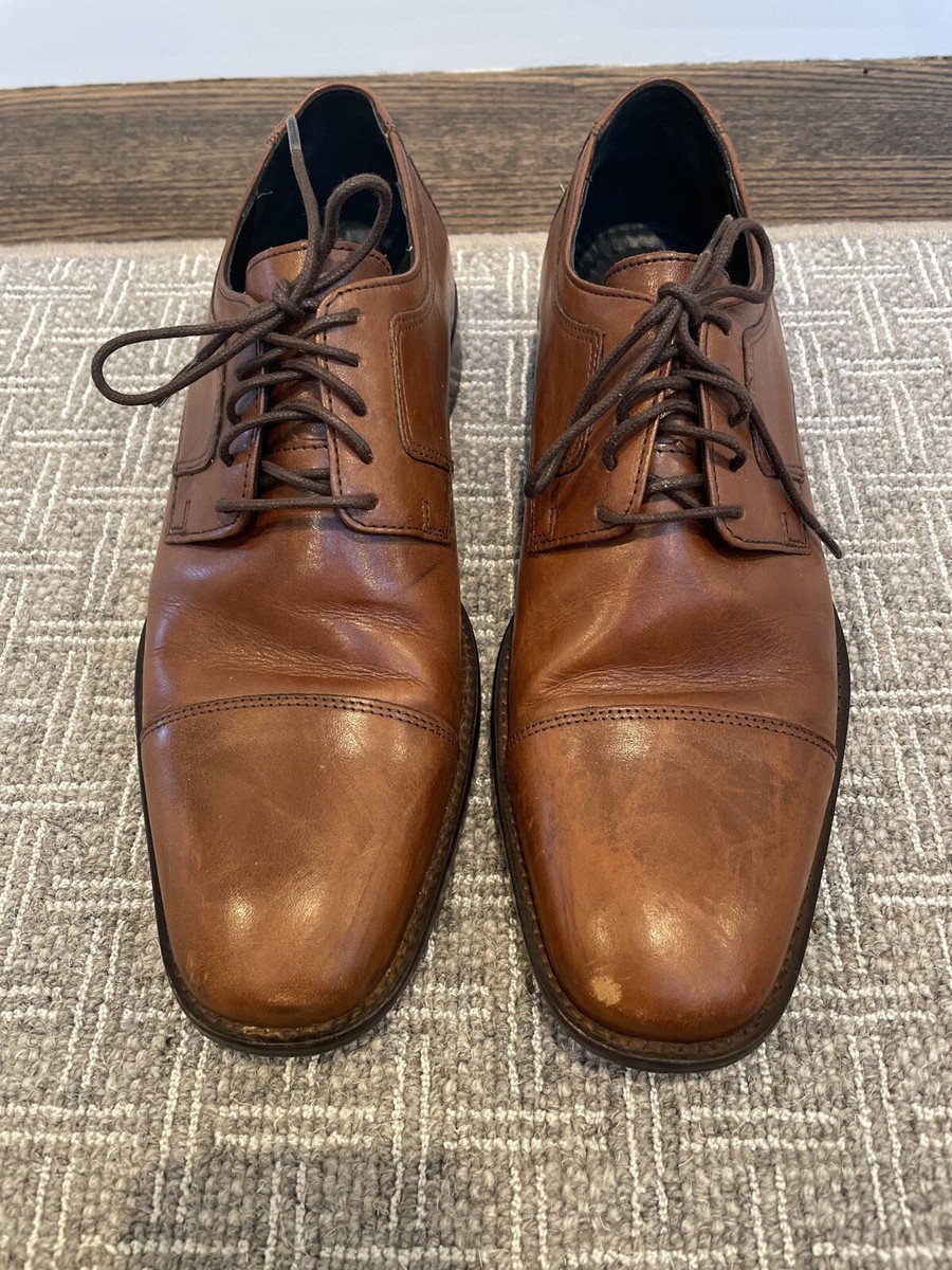 J.Murphy By Johnston & Murphy Cap Toe Brown Oxford Men display picture 2