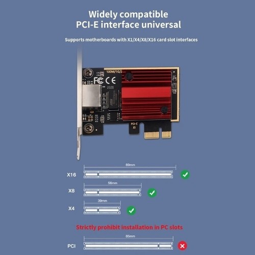 Homelab Server Upgrade Kit - Single Port 2.5GbE PCI-E Network Card, Realtek 8125 - Picture 5 of 6