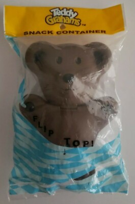 Vintage Teddy Grahams Snack Container NEW - SEALED - Free Shipping! 
