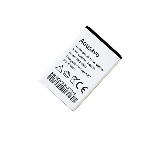 Aousavo DBC-800D DBP-800 batteria di ricambio compatibile con Doro Phone (l4J)