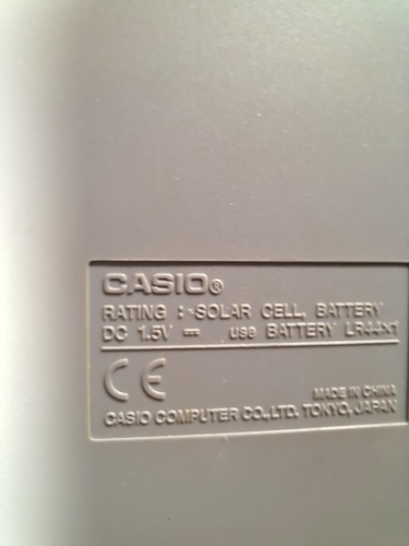 Casio DM-1200TE Two Way Power Tax & Exchange Calculator 12 Digits Large Buttons - Picture 5 of 5