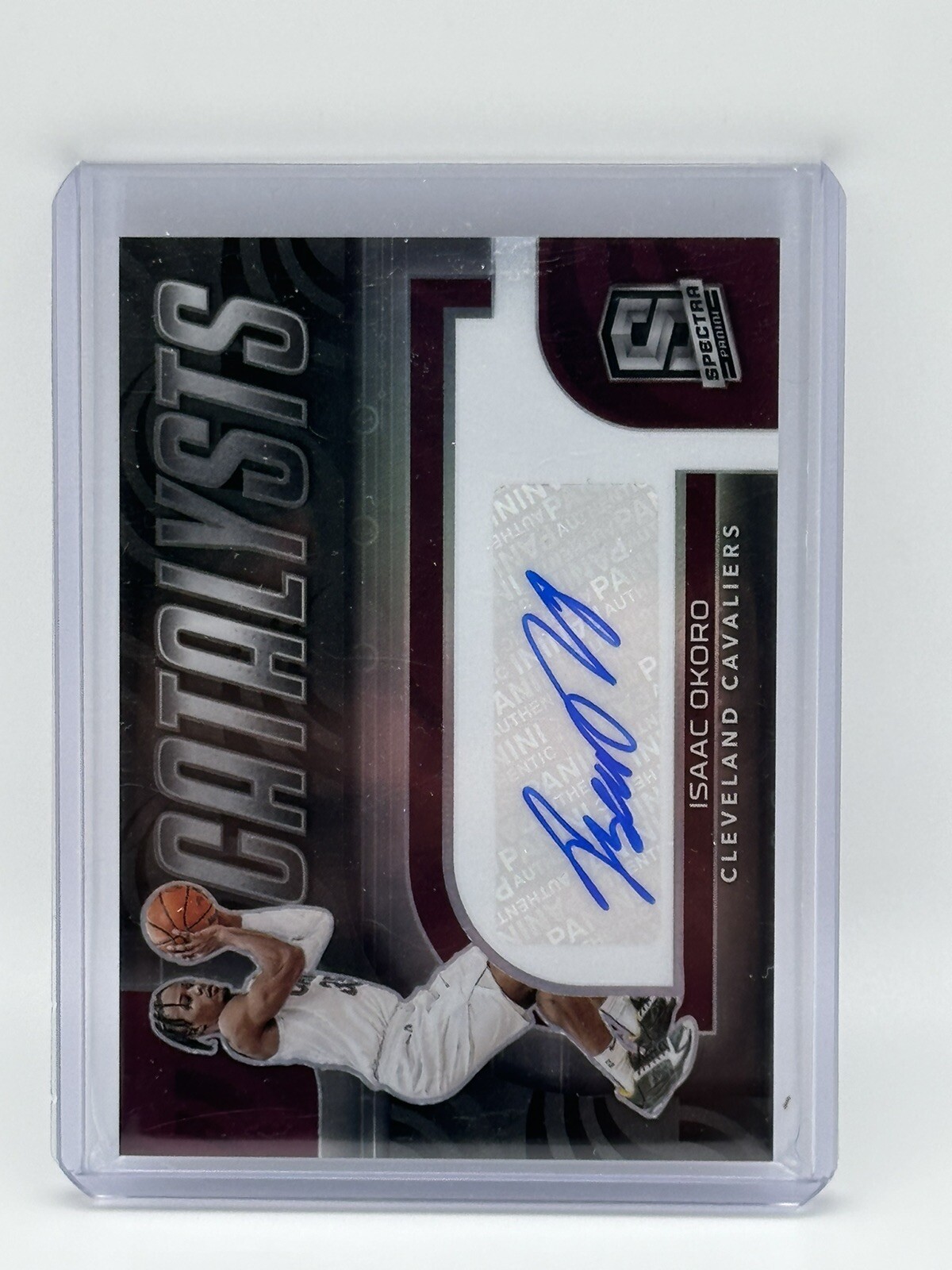 2022-23 Panini Spectra Catalysts Signatures #11 Isaac Okoro Auto /99