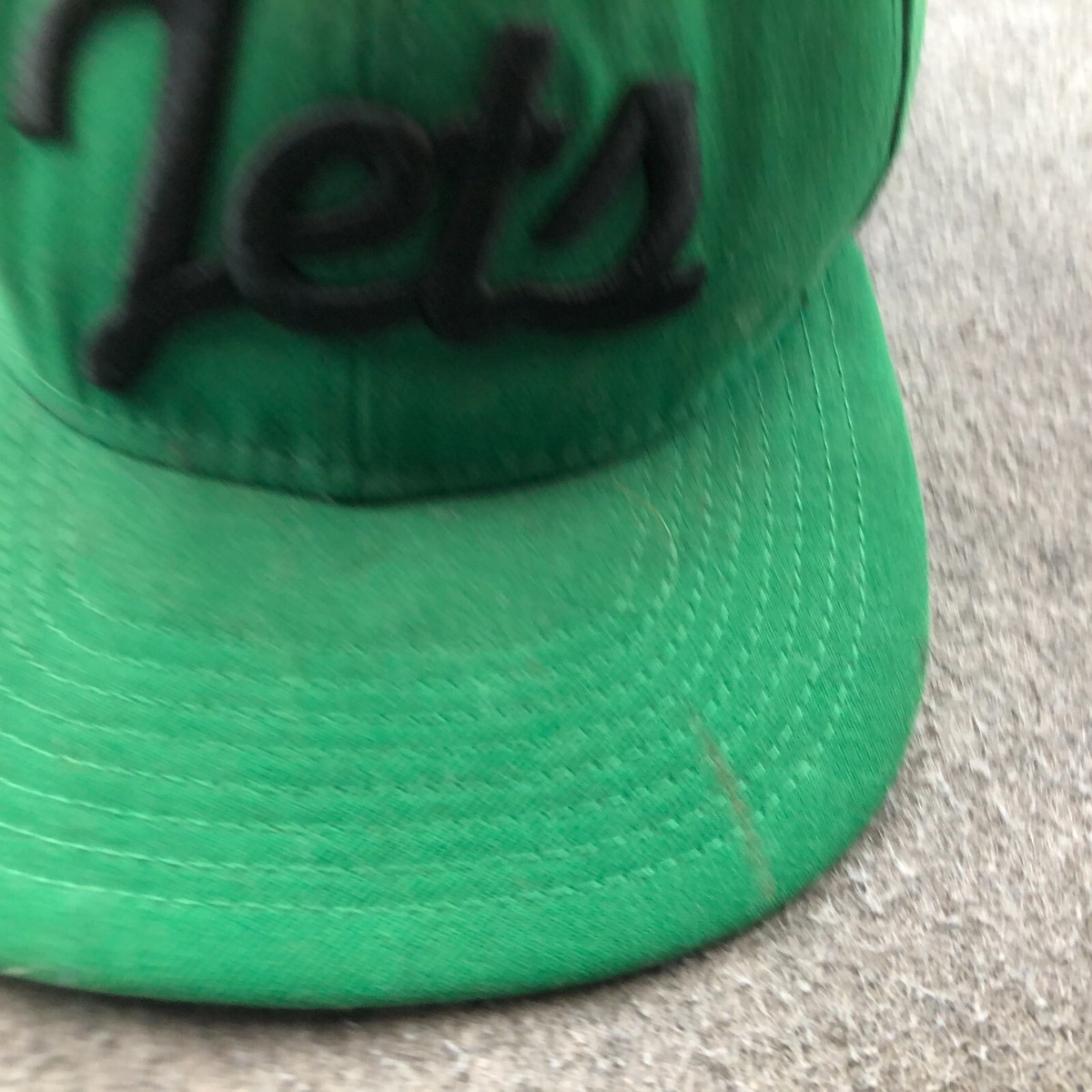 New York Jets Hat Cap Mens Snapback Green Black Embroidered
