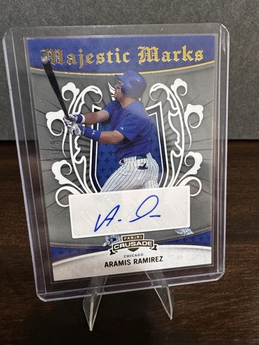 2024 Panini Crusade Aramis Ramirez Majestic Marks /99 Auto #MM-AR Chicago