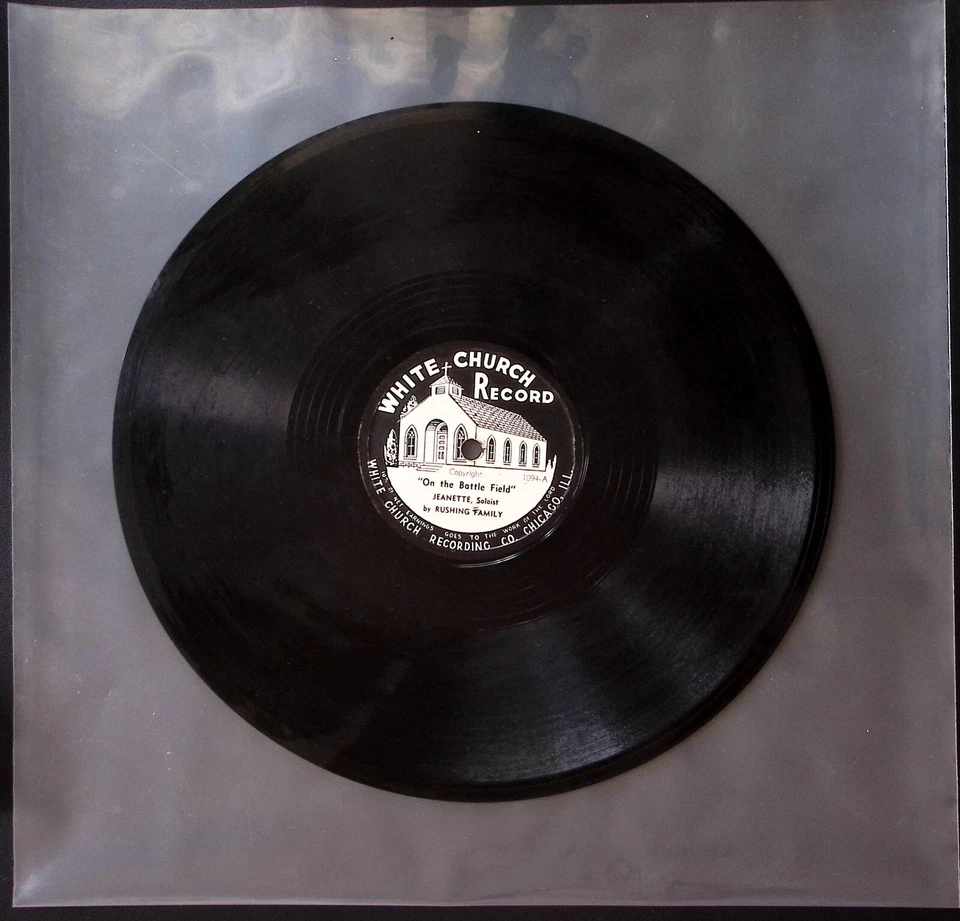 RUSHING FAMILY JANETTE ON THE BATTLEFIELD/JUST A CLOSER WALK  78 RPM 174-40 Foto 3 de 3