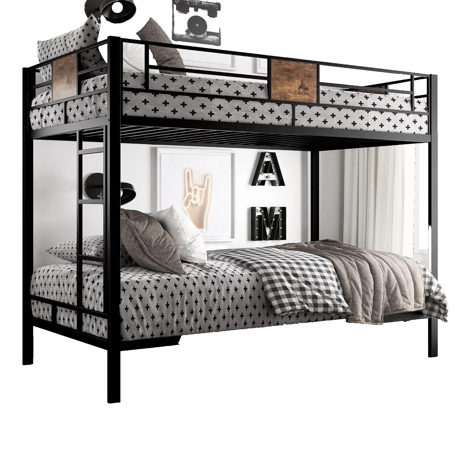 Black Bunk Bed Frames