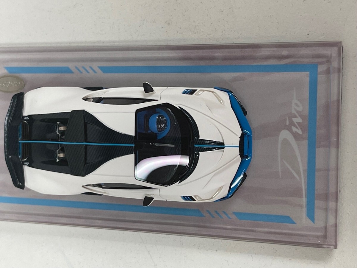 1/64 404 Error Bugatti Divo in Matte White limited 299 pcs