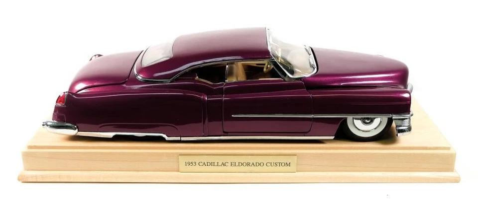 РЕДКИЙ 13 ДЮЙМОВ DANBURY КАК НОВЫЙ НА ЗАКАЗ CADILLAC LOW RIDER С ДЕРЕВЯННЫМ ОСНОВАНИЕМ 1/16 СЭКОНОМЬТЕ $$$ - Изображение 2 из 3