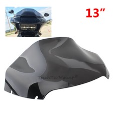 13 Wave Windschutzscheibe schwarz Für Harley...