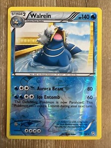 Walrein - 31/124 - Rare - Reverse Holo VLP, English Pokemon Dragons Exalted