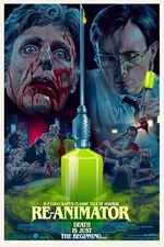 Re-Animator by Stan and Vince Ltd Edition x/135 Screen Print Mondo MINT Movie