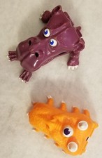 MINI TRAPS REAL GHOSTBUSTERS 1988 PURPLE ORANGE TOYS VINTAGE WORKING