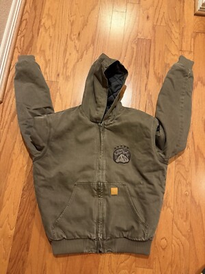 BROKEN PLANET DENIM WORKWEAR JACKET - WASHED BROWN SIZE S