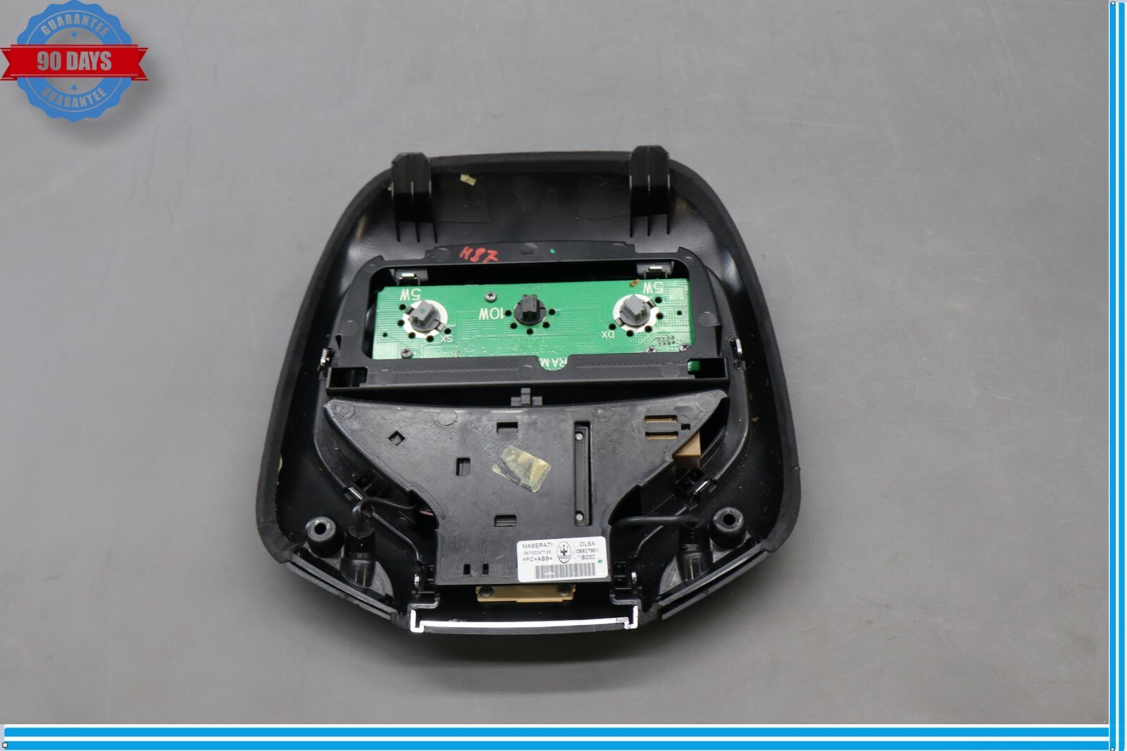 14-17 Maserati Ghibli M157 Interior Overhead Dome Light Lamp Assembly Black Oem