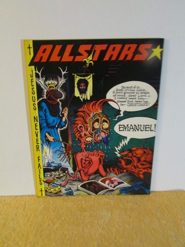 1970 All Stars Underground Comic Issue No. 2 'Jesus Never Fails