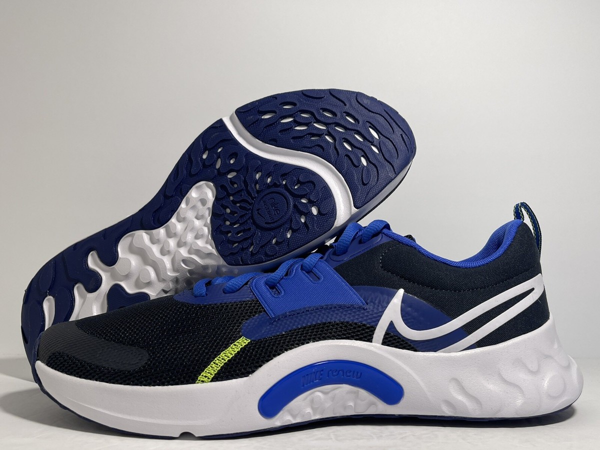 Nike Renew Retaliation 3 Low Athletic Shoes Blue White DA1350-400