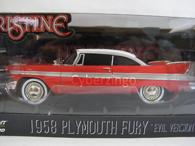 Greenlight Christine 1958 Plymouth Fury Tinted Windows Evil 1:24