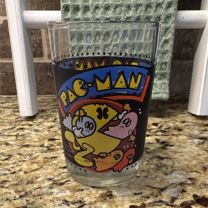 Arby's Pac-Man Collector Series Glass 1980 Restaurants Fast Food Original