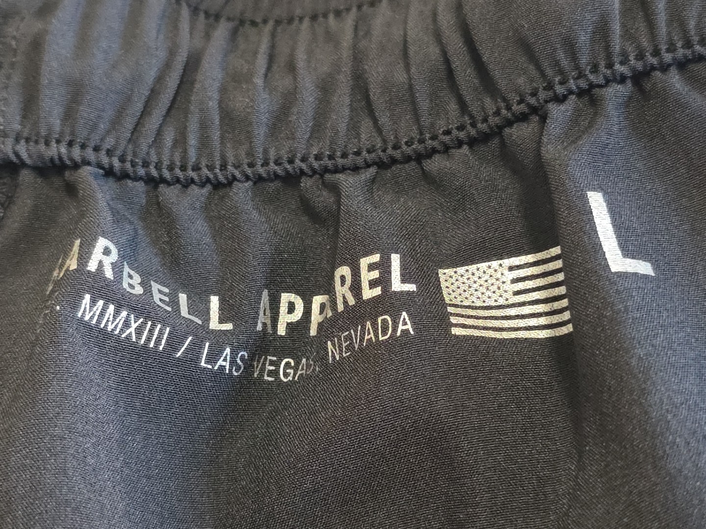 Barbell Apparel Performance Black Lined Drawstrin… - image 5