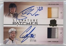 2009-10 The Cup Signature 27/35 Colin Wilson Cody Franson Dual Patch Auto 9a0