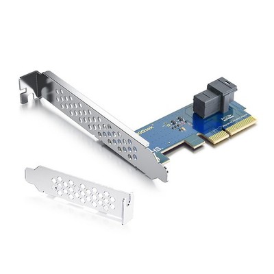 SSD Adapter Card U.2 PCIe 3.0 x4 1-Port SFF-8643 Windows Linux VMware Ubuntu