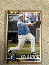2026 Topps Series 1 - Carlos Estevez #234 Gold Border #/2026 Royals