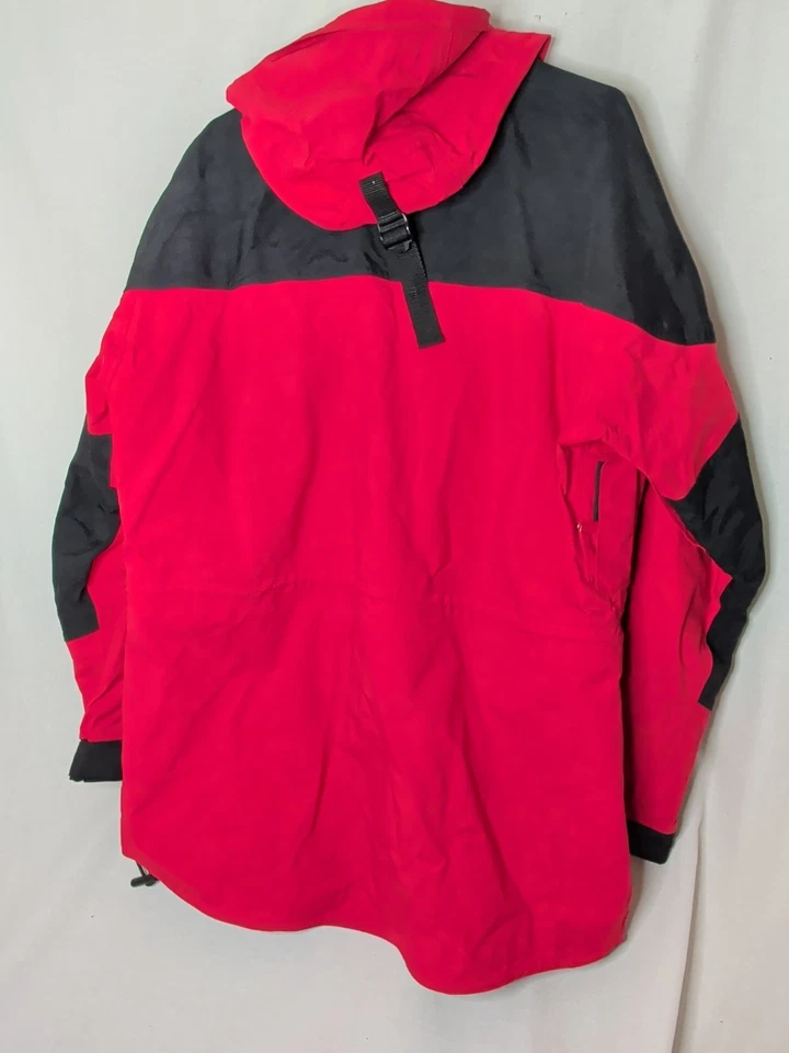 Gander Mountain Jacket Men’s L TecH2O Guide Series Waterproof Hood RED - Image 4 of 4