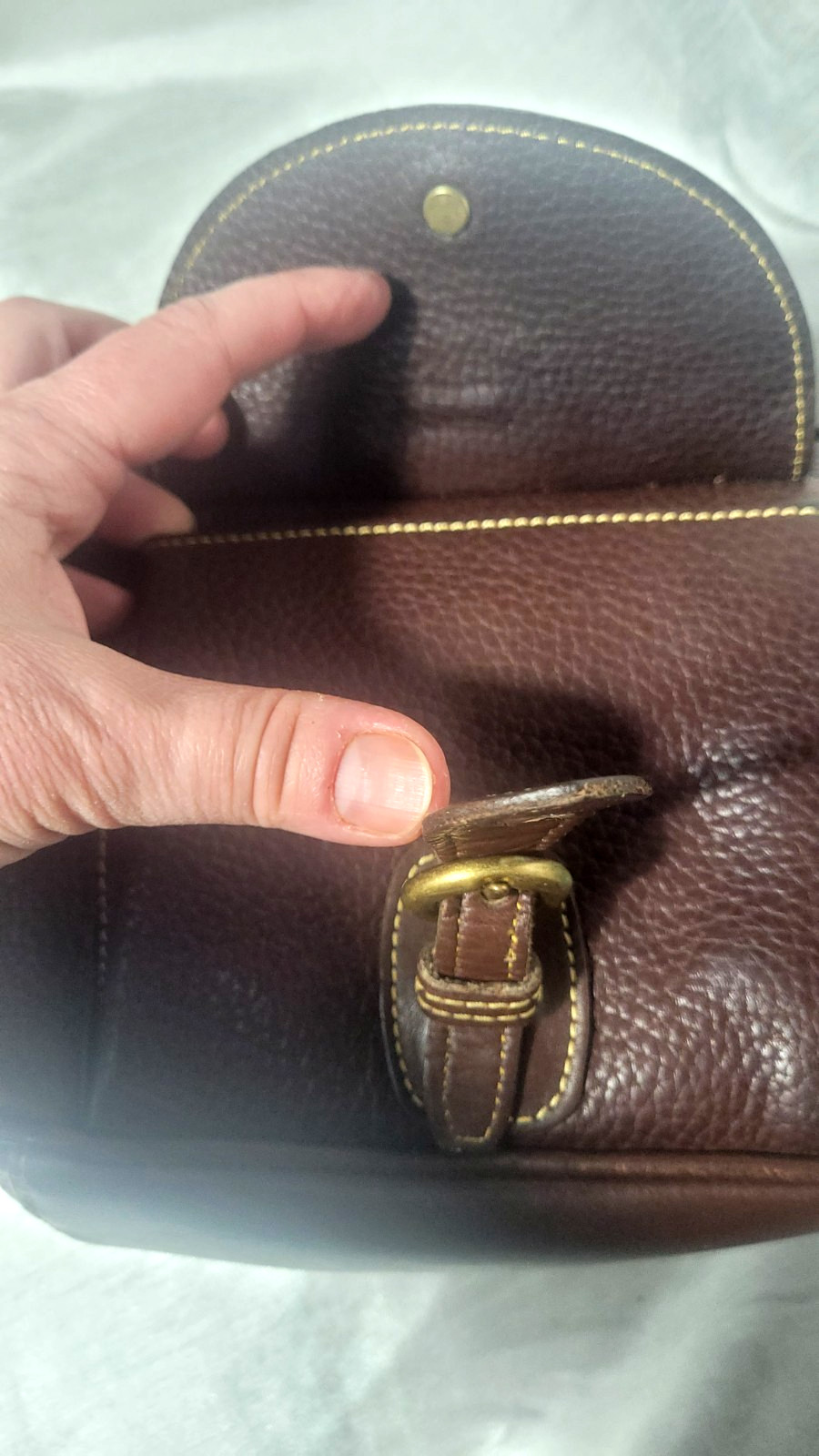 Mark Cross Country Crossbody Messenger Traveling Bag Men Fashion Genuine Leather