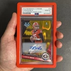 2023 Topps 1st BOWMAN U CHROME CARSON BECK AUTOGRAPH GOLD LAVA #44 PSA 10