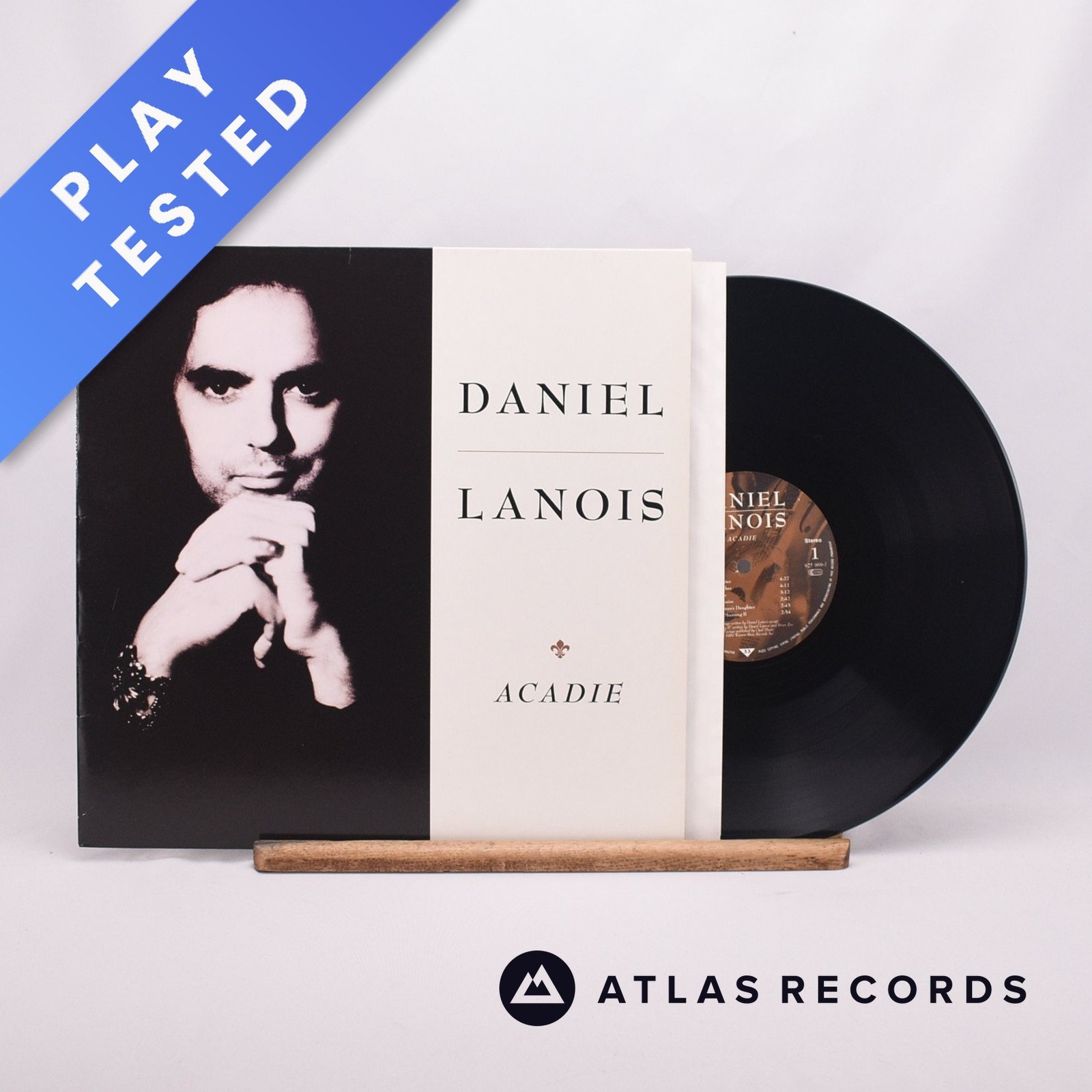 Daniel Lanois Acadie 1-A 1-B LP Album Vinyl Record 925 969-1 - EX/EX