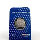 Nascar Limited Edition Race Medallion 1 oz silver (Sterling Marlin).