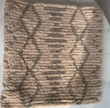 Pottery Barn Wool Pillow Cover 22x22 Neutral Tan Cream