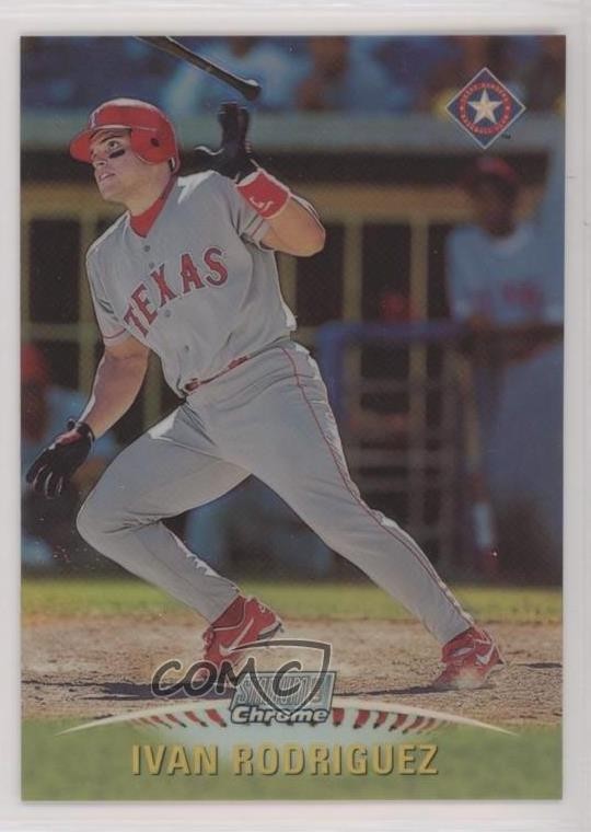 1999 Topps Stadium Club Chrome Refractor Ivan Rodriguez #SCC4 HOF h8k