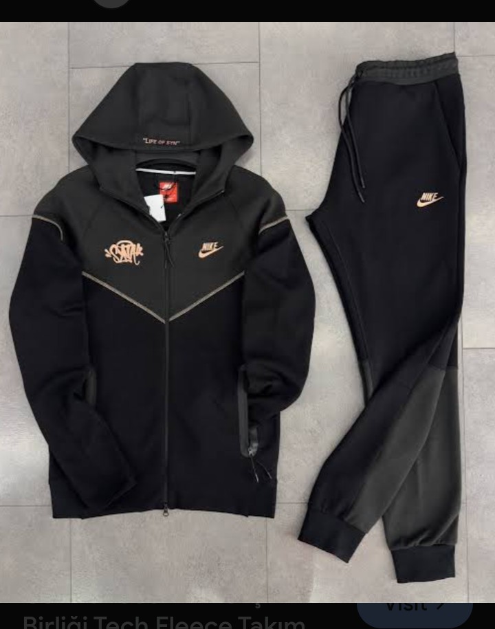 Nike Tech x Syna World Central Cee Size XL Tracksuit Brand New with Tags Black image 2