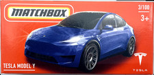 Matchbox Tesla Model Y Power Grab 3/100 blau ...