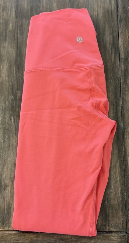 Lululemon Align High-Rise 28” Pink Raspberry Leggings Women’s Size 4 NWOT