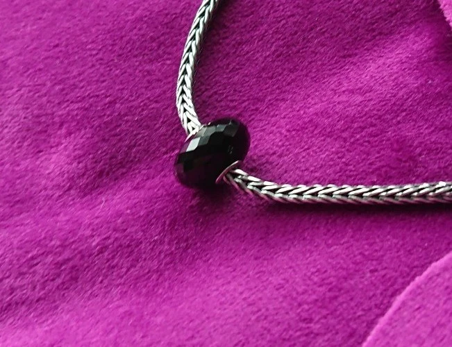 🌹 Trollbeads Onyx Edelstein Facette - Bild 2 von 3