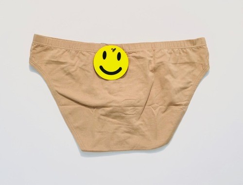 Andrew Christian Size X-Large Cotton Blend Center Seam Pouch Brief - Tan - Picture 9 of 11