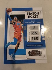 2021 Panini Contenders Shai Gilgeous-alexander Season Ticket MVP 85 MINT
