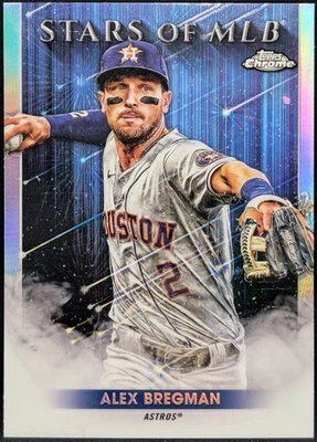 2022 Topps Stars of MLB Chrome Parallel #SMLBC-8 Alex Bregman Houston Astros - Image 1 of 2