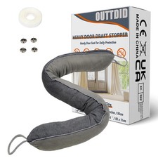 Door Draft Stopper 36 Inches Length x 4 Inches Width, Weighted Under Door Noi...
