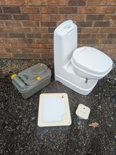 Thetford Swivel cassette Toilet Complete With Door And Fill Door Caravan Toilet