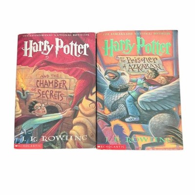Harry Potter first editions The Chambers of Secrets & The Prisoner of Azkaban