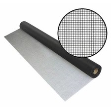 Ultravue2 Door and Window Screen, Fiberglass, 48 in W, 100 ft L, 0.007 in Wire