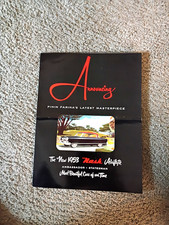1953 Nash Airflyte Ambassador and Statesman Auto Sales Brochure Foldout