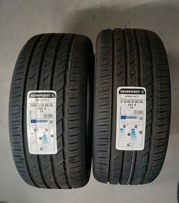 2x Reifen 255 40 20 101Y XL Semperit SpeedLife3 Sommerreifen  Dot 1521 Neu