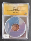 1904 SILVER 10 CENTS ANACS GRADED VF20 CANADIAN DIME