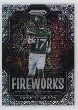2022 Panini Prizm Fireworks No Huddle Prizm Garrett Wilson #F-21 05k6