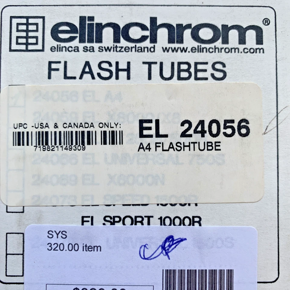 Caja abierta de tubo flash Elinchrom EL24056 A4 Foto 2 de 4